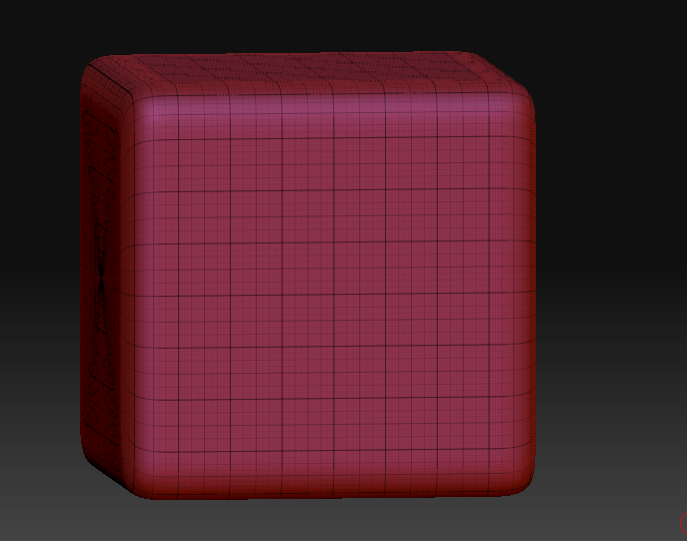 cube in zbrush